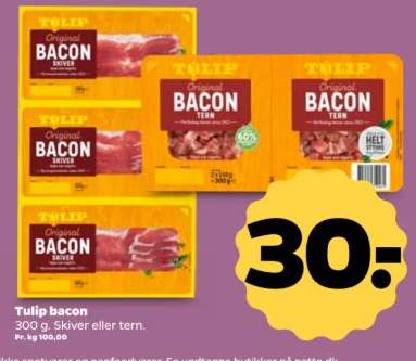 Tulip bacon