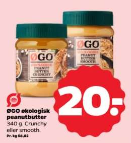 ØGO økologisk peanutbutter