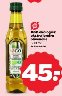 ØGO ekologisk ekstra jomfru olivenolie