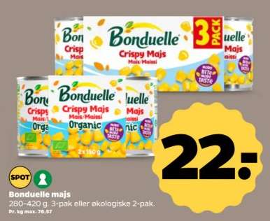 Bonduelle majs