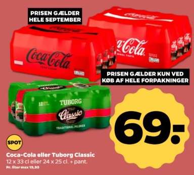 Coca-Cola eller Tuborg Classic