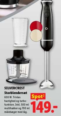 SILVERCREST Stavblendersæt