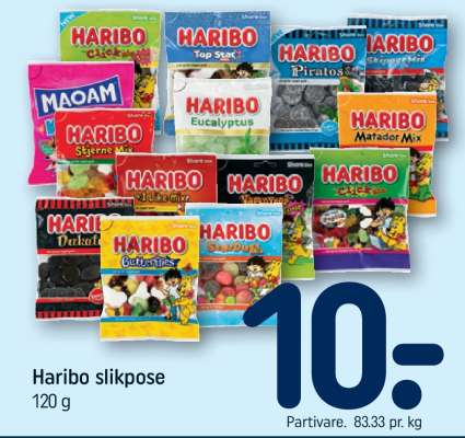 Haribo slikpose