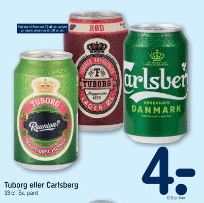 Tuborg eller Carlsberg