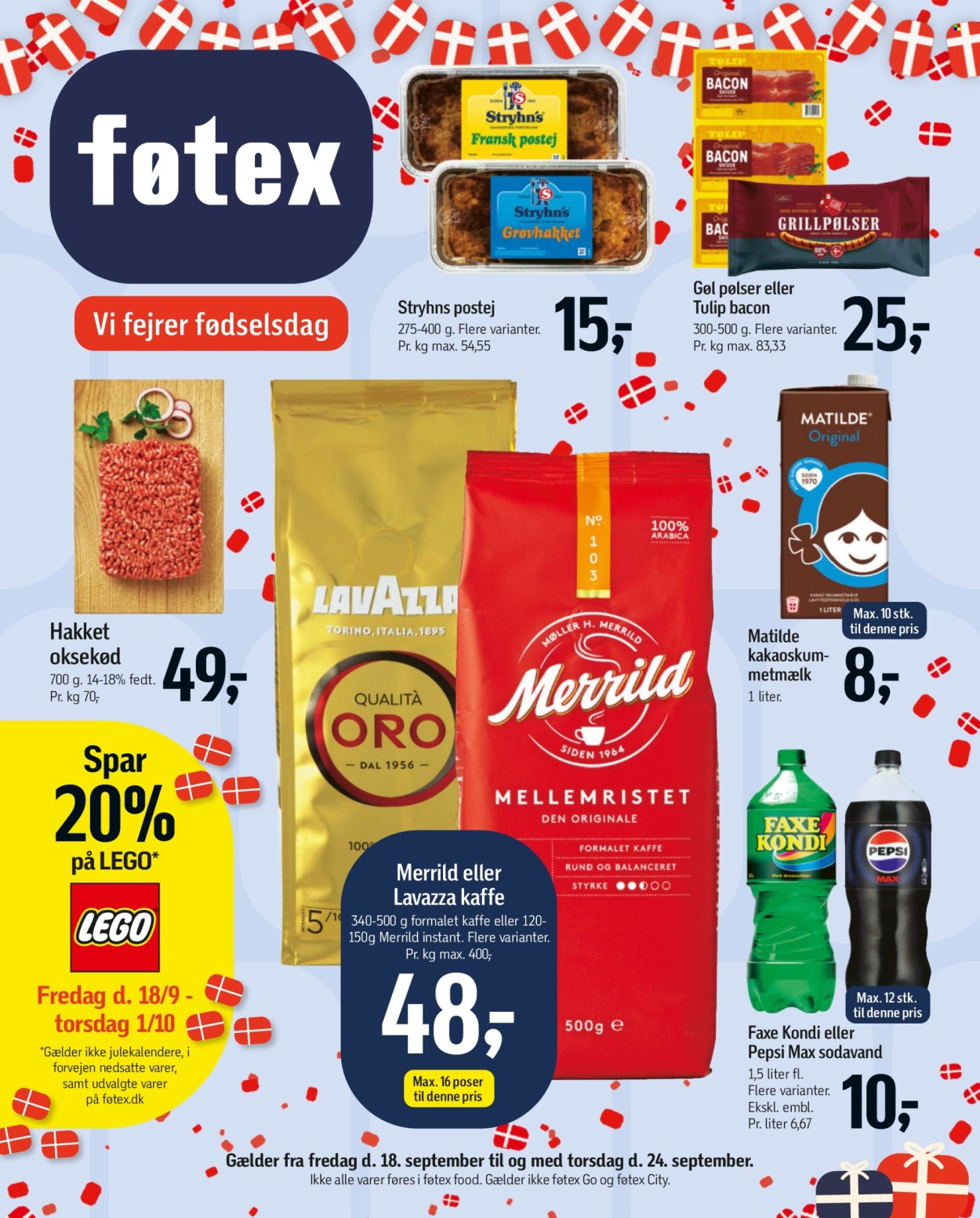 føtex tilbud - 18.9.2026 - 24.9.2026. Side 1
