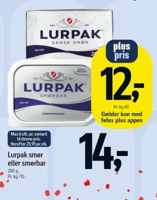 Lurpak smør eller smørbar