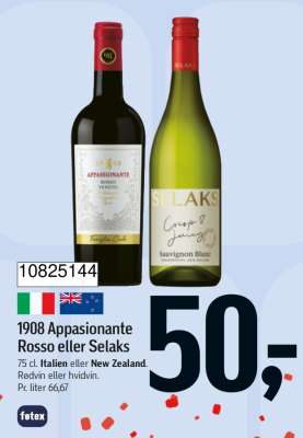 1908 Appassionante Rosso eller Selaks