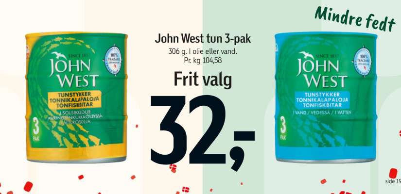 John West tun 3-pak