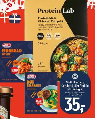 Steff Houlberg færdigret eller Protein Lab færdigret