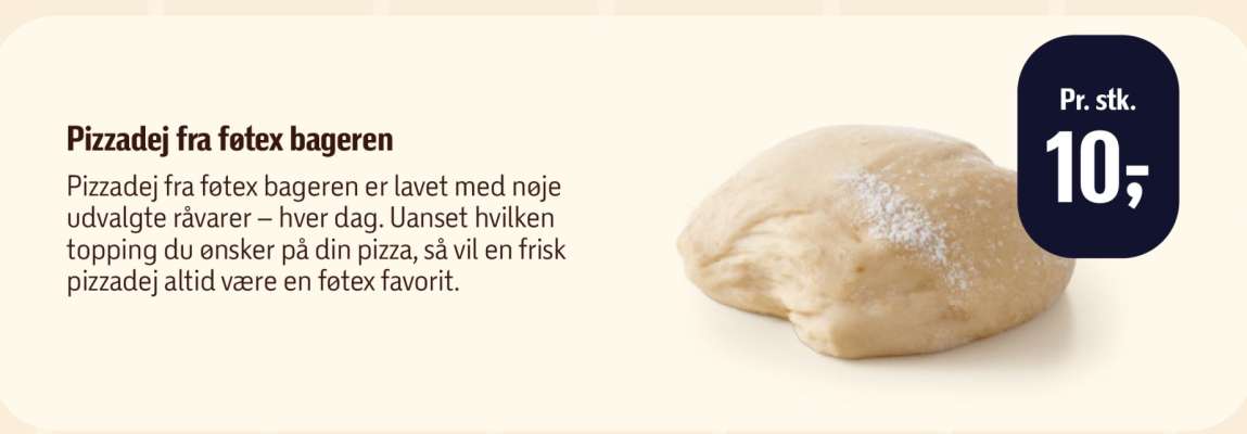 Pizzadej fra føtex bageren