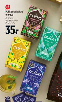 Pukka økologiske tebreve