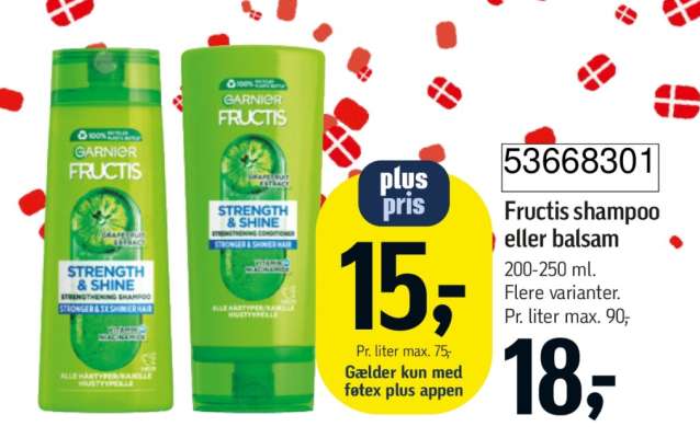 Fructis shampoo eller balsam