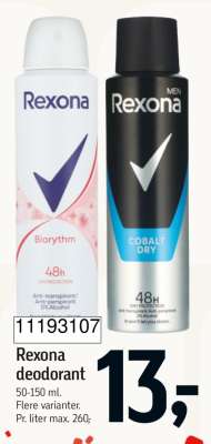 Rexona deodorant