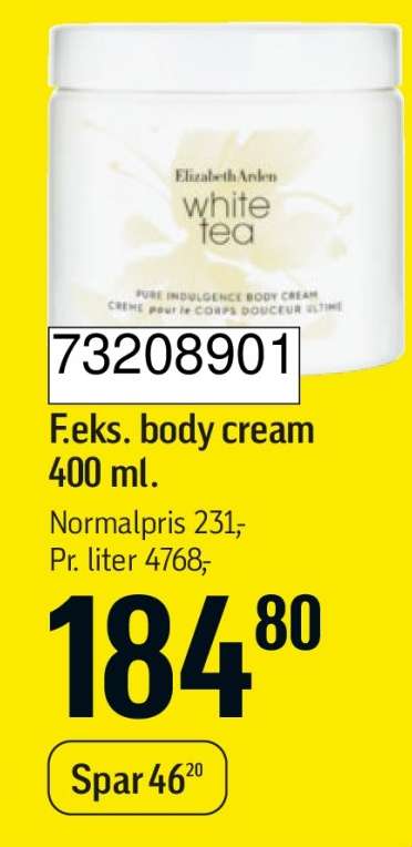 F.eks. body cream