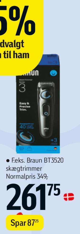 Braun BT3520 skægtrimmer