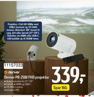 Denver PR-2500 FHD projektor