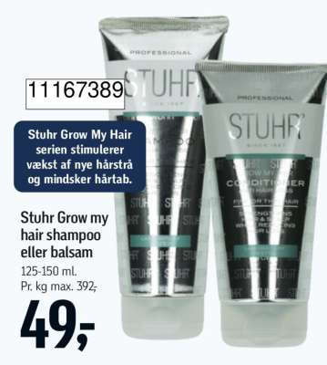 Stuhr Grow my hair shampoo eller balsam