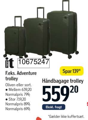 Håndbagage trolley