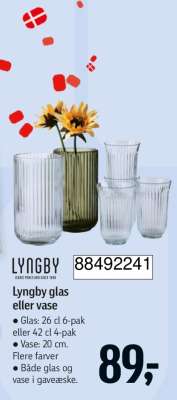 Lyngby glas eller vase