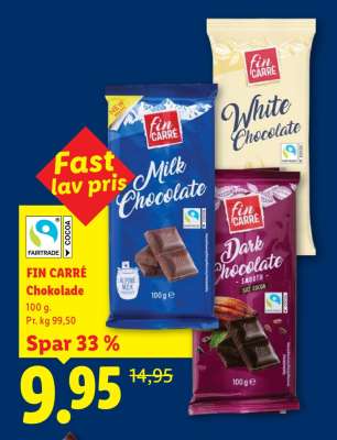 FIN CARRÉ Chokolade