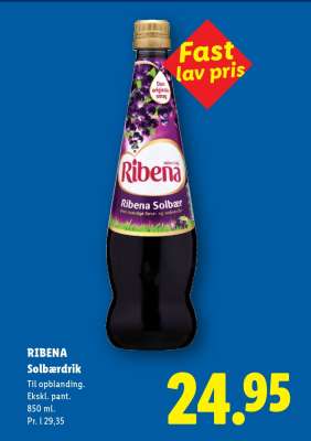 RIBENA Solbærdrik