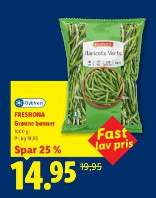 FRESHONA Grønne bønner
