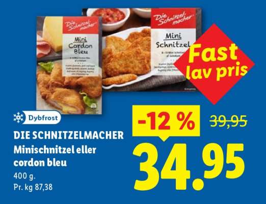 DIE SCHNITZELMACHER Minischnitzel eller cordon bleu