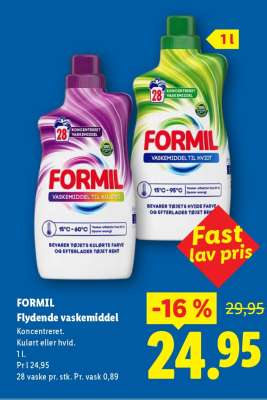 FORMIL Flydende vaskemiddel