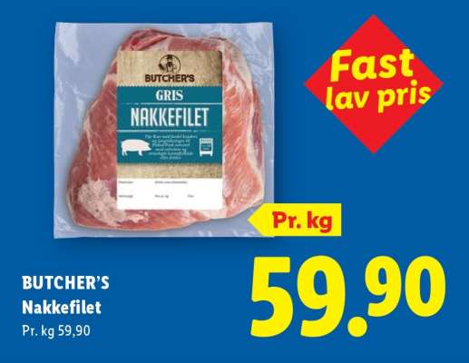 BUTCHER’S Nakkefilet