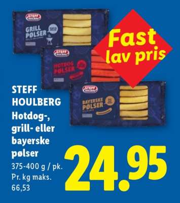 STEFF HOULBERG Hotdog-, grill- eller bayerske pølser