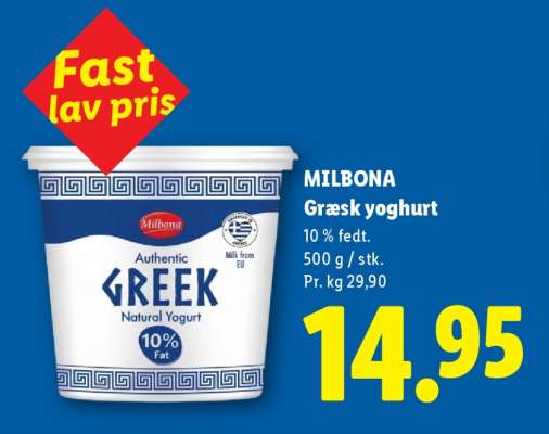 MILBONA Græsk yoghurt