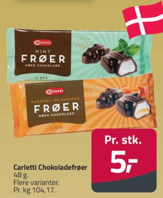 Carletti Chokoladefrøer