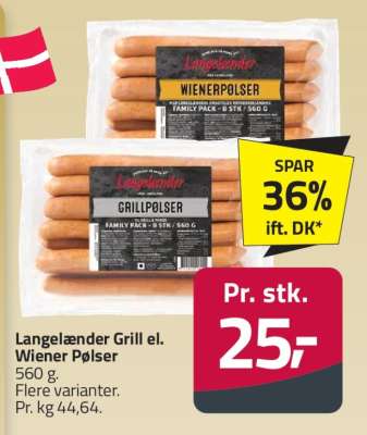Langelænder Grill el. Wiener Pølser