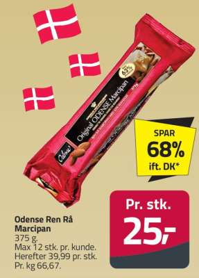 Odense Ren Rå Marcipan