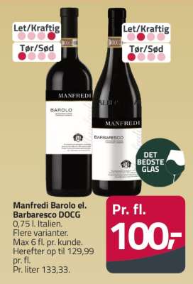 Manfredi Barolo el. Barbaresco DOCG