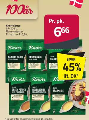 Knorr sauce