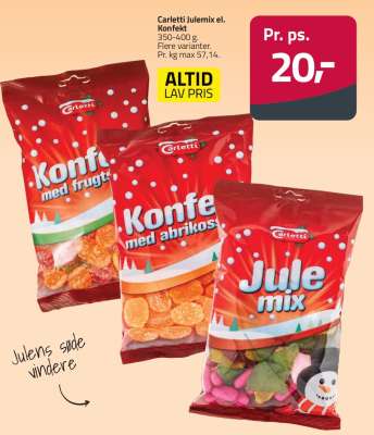 Carletti Julemix el. Konfekt