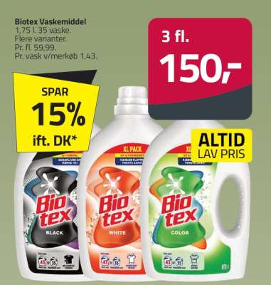 Biotex vaskemiddel