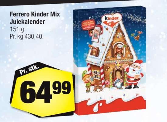 Ferrero Kinder Mix Julekalender
