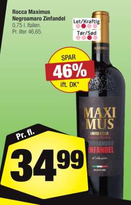 Rocca Maximus Negroamaro Zinfandel