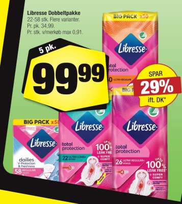 Libresse Dobbeltpakke