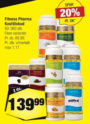 Fitness Pharma kosttilskud