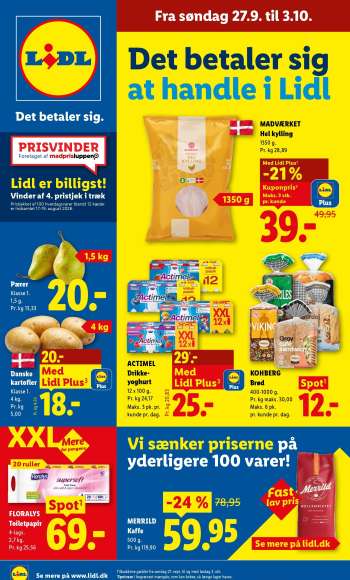 Lidl tilbudsavis  - 27.9.2026 - 3.10.2026.