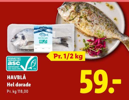HAVBLÅ Hel dorade