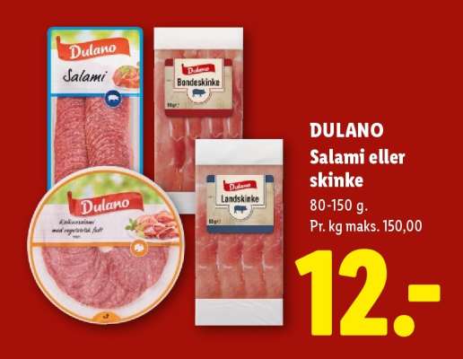 DULANO Salami eller skinke