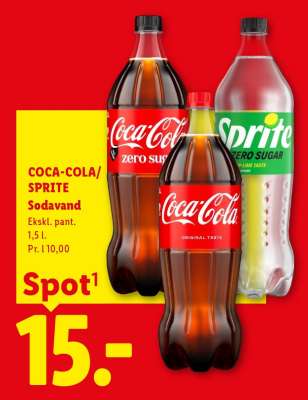 COCA-COLA/SPRITE Sodavand