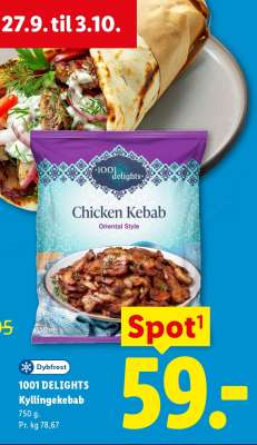 1001 DELIGHTS Kyllingekebab