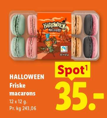HALLOWEEN Friske macarons