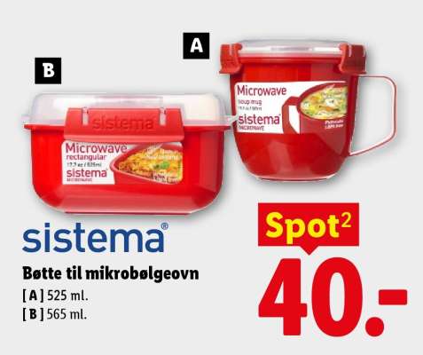 Sistema Bøtte til mikrobølgeovn