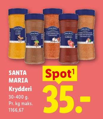 SANTA MARIA Krydderi